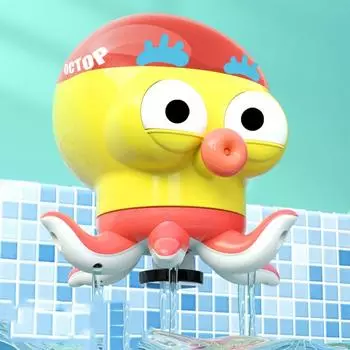 Shower Interactive Water Playing Octopus Toy Water Spray Bath Toy Boys Girls Children Kids Style A