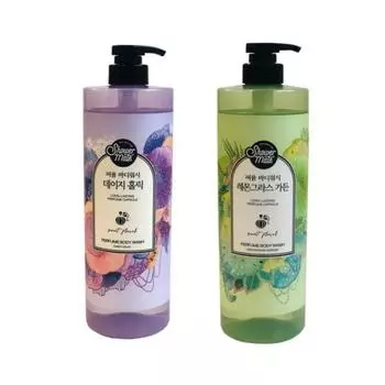 Shower Mate Aekyung Perfume Scented Moisturizing Moist 1L Body Wash Long-lasting Perfume Wash Body, SM Perfume-Daisy Holic 1L