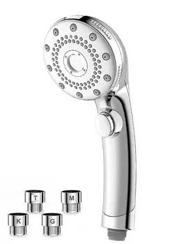 Shower micro nano water high cleaning water stop at shower pore dirt beautiful micro shower mode head, bubbles, saving, power, hand, head, care,