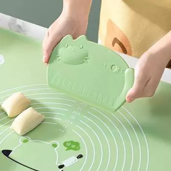 Шпатель для помадки со шкалой. Пищевой класс. Устойчив к царапинам. Легко чистится. Нарезка. Материал ПП. Помадка.