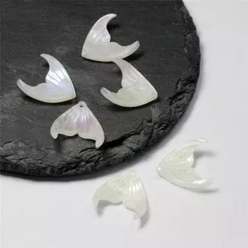 Шпилька для волос ацетатная пластина резные украшения ручной работы аксессуары 17x19 мм бусины рыбий хвост мода 10 шт аксессуары своими руками трехмерные 10pcs about 17x19mm