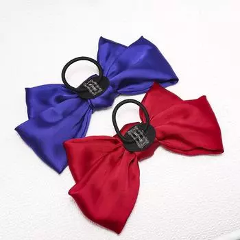 Шпилька для волос, атласное кольцо с бантом, шелковое модное женское украшение для волос, заколки для волос, аксессуары для волос 21*13cm