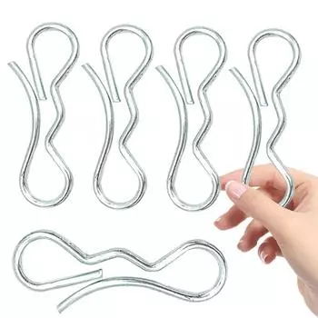 Шплинт Bow Tie Lock Cotter OEM 194209 194208 Зажим для палубы для Craftsman Poulan Husqvarna 1 Set