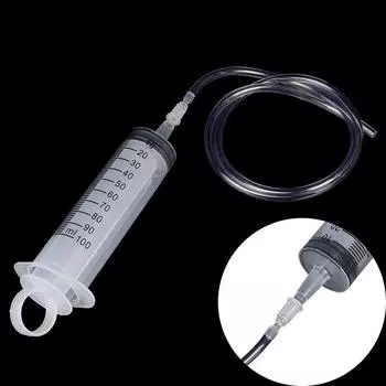 Шприц для инъекций, дозирующая игла, шприцевой насос, измерительный шприц большой емкости 100 мл, многоразовый для кормления через трубку 80cm