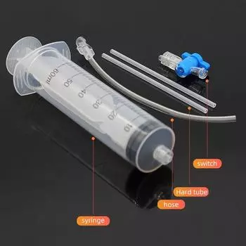 Шприц-герметик для бескамерных шин велосипеда Шприц-герметик для ремонта шин горного велосипеда Инструмент для инъекций велосипеда Инструмент для извлечения сердечника клапана белый