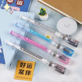 Шприц Нейтральная ручка Реалистичный шприц Шприц Нейтральная ручка 0,5 мм Водяная ручка 15*3*3cm