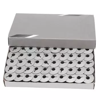 Шпульки для шитья 55623A Окисленные прорезные белые алюминиевые шпульки для швейных машин