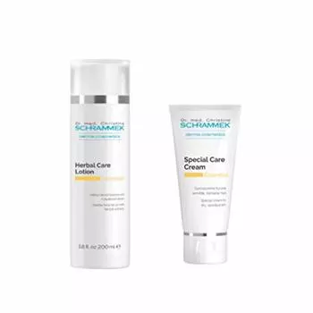 Shramek Cosmetics Herbal Care Lotion 200ml Special Care Cream 50ml Set