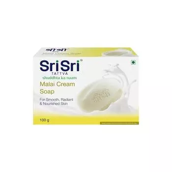 Шри Шри таттва шуддхта ка наам малайское крем-мыло, по 100 г. (Пакет из 4)