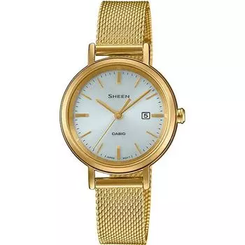 SHS D300GM 7AJF [SHEEN Solar Sapphire Model Mesh Milanese Band Gold]