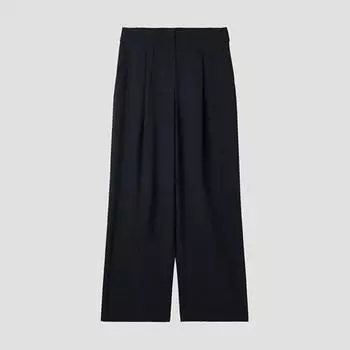 [shs Miss] Back Banding Wide Pants Swwslp22140 Dn DARK NAVY/55