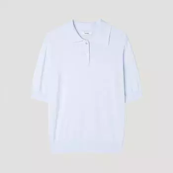 [shs Miss] Basic CoLlar Neck Knit Sskpop22230 Ll light blue/55