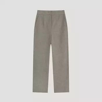 [shs Miss] Basic Straight Pants Swwslo41130 Gb gray beige/55