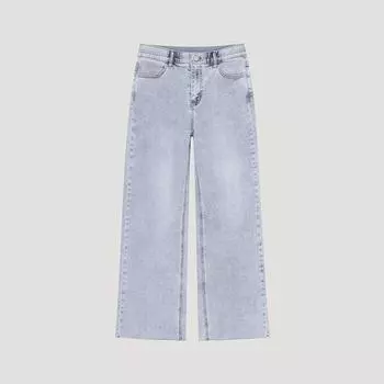 Shs Miss Cutting Wide Denim Pants Ssmslo12050 Ll light blue/55