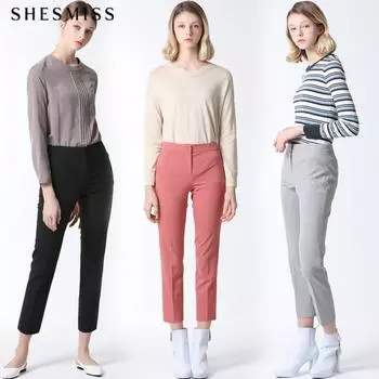 Shs Miss Daily Stretch Solid Брюки CORAL PINK (CO)/55