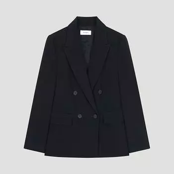 [shs Miss] Double Breasted Set Up Jacket Swsjko41030 Dn DARK NAVY/55