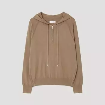 Shs Miss Hoodie Полумолния Вязаный свитер Sskpop12700 blacks/55