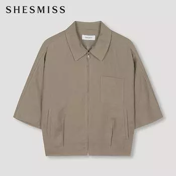 Shs Miss Linen Collar Jumper Swwjpn31040 Be beige/55