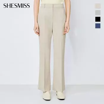 Shs Miss Minimal Boot Cut Pants Swwslo21130 beige/44