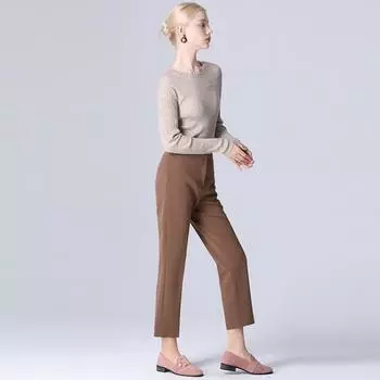 Shs Miss Минимальные однотонные базовые простые брюки Magenta (MA)/55