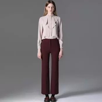 Брюки-клеш Shs Miss Solid Semi Boot Cut Wines (WI)/55