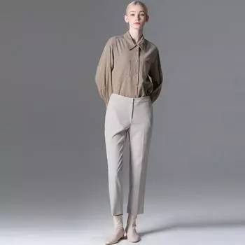 Брюки Shs Miss Solid Slim DARK BEIGE (DB)/55