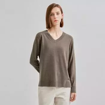 Shs Miss V Neck Knit Top Sskpon42550 Blue/55