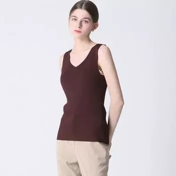 Shs Miss V Neck sleeVeless Knit Top Green (GN)/55