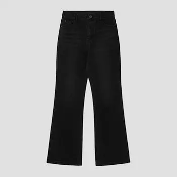 Shs Miss Washing Boot Cut Denim Pants Ssmslp12030 Bk blacks/66
