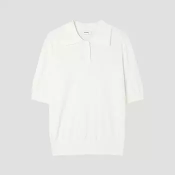 [ShS S miSS] baSic Collar Neck Knit SSkpop22230 Ow off-white/55