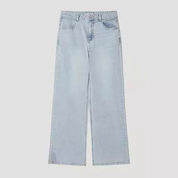 [ShS S misS] базовые широкие джинсовые брюки SSmlp22080 LL light blue/55