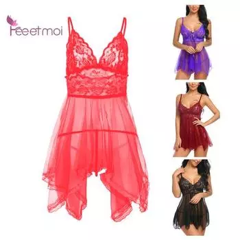 Шт./компл. женская ночная рубашка с открытой спиной и без рукавов, сексуальная одежда для сна, сетчатая сексуальная одежда, женская ночная рубашка 2XL фиолетовый