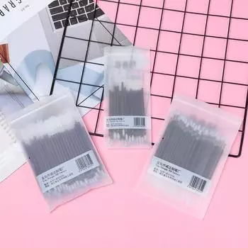 шт./лот, 0,5 мм, популярные канцелярские принадлежности, гладкие прочные черные чернила, гелевая ручка с нейтральным сердечником, сменный инструмент для письма 20pcs-bullet tip красный