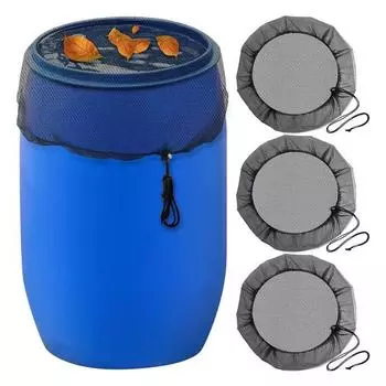 Шт. Открытая бочка, сетчатая крышка, застежка на шнурке, ведро для сбора воды, защитная защита, предотвращающая появление листьев, мусора и мелких предметов 2pcs