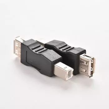 шт. USB тип A женский к USB тип B мужской конвертер адаптер коннектор