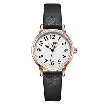 Штаб-квартира Julius Часы Julius Женские часы Наручные часы Женские часы Кожаные часы Кожаный ремешок Подарок девушке Ежедневный товар JA-1234