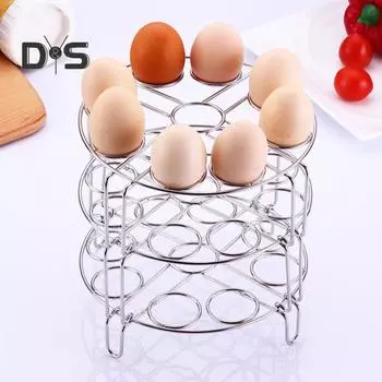 Штабелируемая полка для пароварки для яиц Компактная полка для яиц быстрого приготовления A