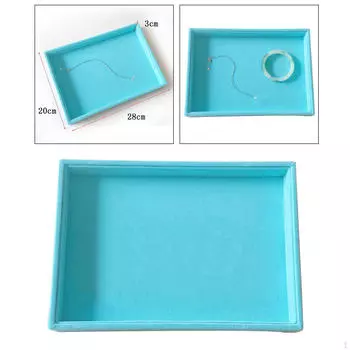 Штабелируемые бархатные лотки для ожерелья из коллекции ювелирных изделий 24 Grid