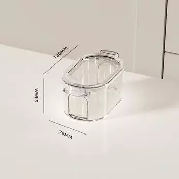 Штабелируемые контейнеры для специй, пластиковые солонки и перечницы, органайзер для специй 1 Layer