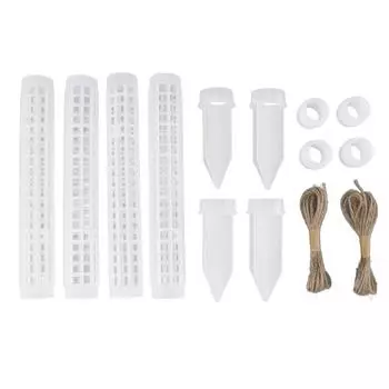 Штабелируемый сетчатый столб для мха для комнатных растений, монстера, вьющиеся растения, пластиковый комплект поддержки