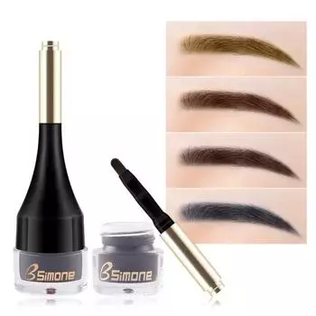Штамп для бровей, 3D окрашивание, водостойкая косметика, безопасная мода, определение контура бровей для начинающих 3