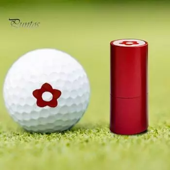 Штамп для мяча для гольфа, водонепроницаемый, быстросохнущий маркер для мяча для гольфа, портативный инструмент для идентификации мяча, металлический штамп, аксессуары для гольфа, подарок игроку в гольф чёрный