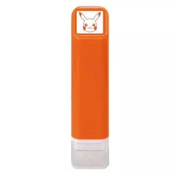 Штамп Kao Pocket Monster One Point Penetration Stamp Orange Children s Pikachu/Color: 2870-027