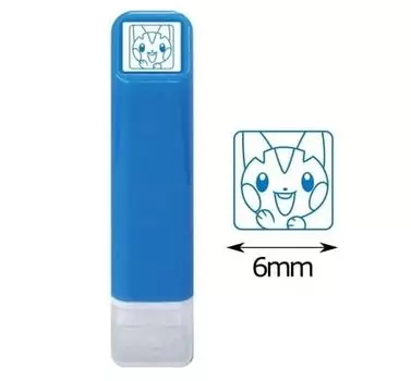 Штамп Kao Pokemon One Point Penetration Stamp Blue Children s Pachirisu/Color: 2870-030