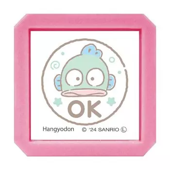 Штамп Kao Sanrio Characters Penetration Stamp SQ Children s OK/Hangyodon/Ink Color: Синий/2411-023