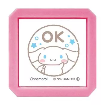 Штамп Kao Sanrio Characters Penetration Stamp SQ Children s OK/Cinnamoroll/Ink Color: Синий/2411-015