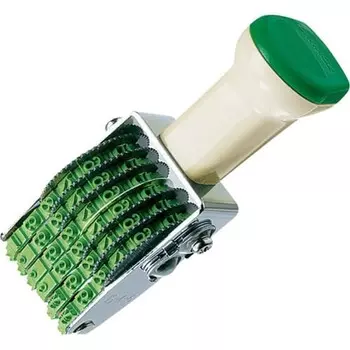 Штамп KOKUYO Rotary Stamp Европейские цифры Шрифт Mincho No. 4 6 серия ИС-4-6