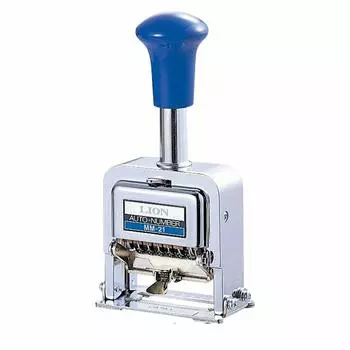 Штамп офиса Лев нумерация резиновый штамп тип 6 цифр 5 стилей MM-21