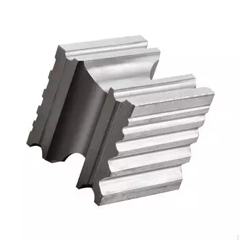 Штамп, полукруглый, треугольные канавки, верстачный инструмент, металлический блок для изготовления ювелирных изделий, изготовление Rectangle