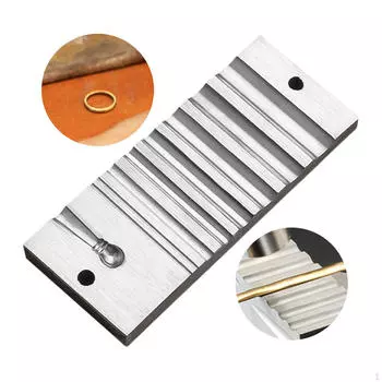 Штамповочный блок, полукруглые канавки и канавки для капель воды, блок для формовки металла для изготовления ювелирных изделий Style A